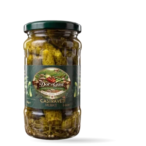 CASTRAVEȚI MURAȚI 3-6cm 350g COMANDA MINIMA 6 bucati din gama DOR SI GUST!
